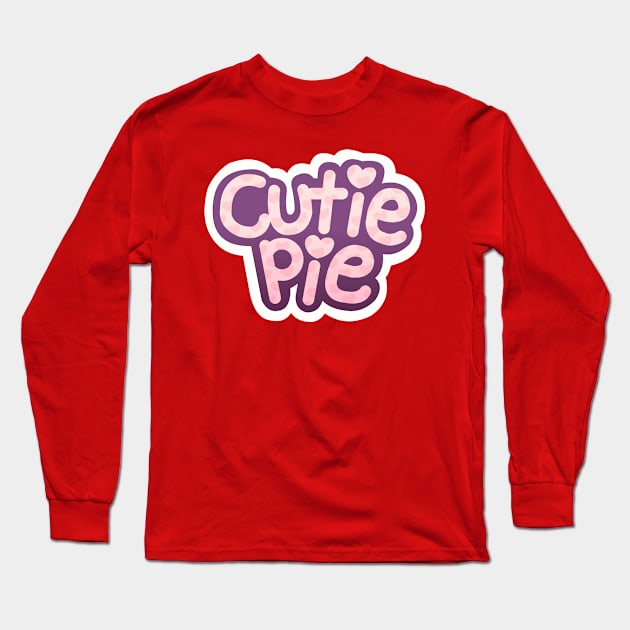 Cutie Pie Long Sleeve T-Shirt by Carbonwater